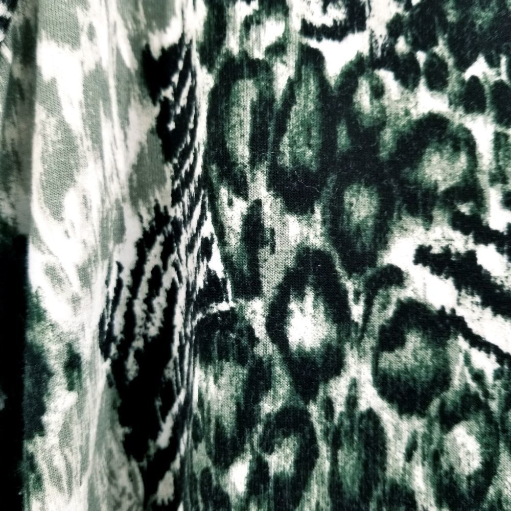 New Directions Snake Pattern Button Up Tunic Mult… - image 4